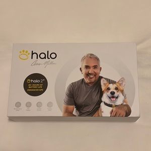 Halo 2+ Cesear Milan Wireless Dog Fence and GPS Dog Collar - size medium